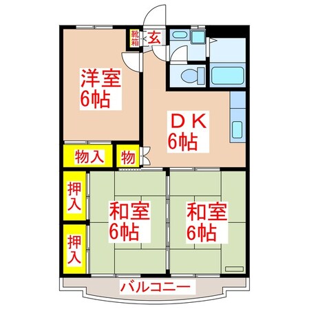 イペリアルコート姶良の物件間取画像